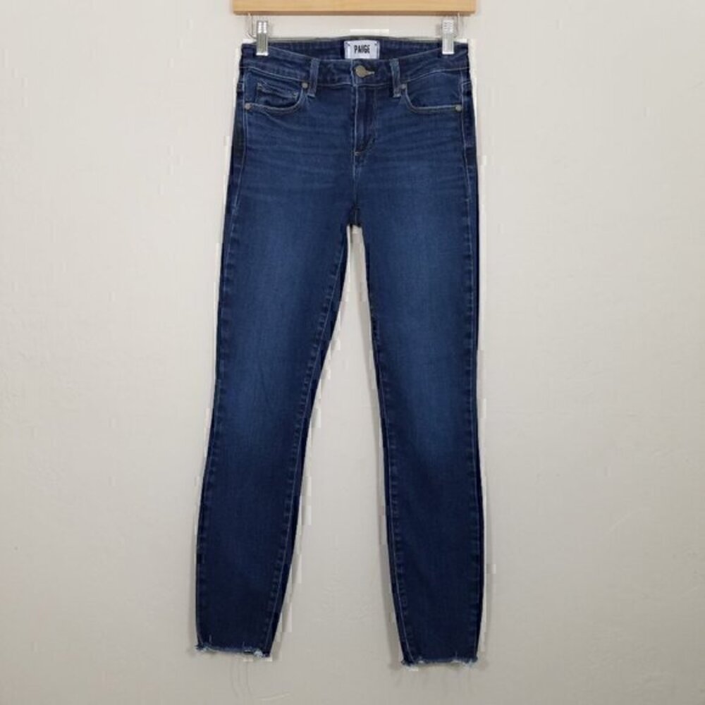 PAIGE Verdugo Ankle Stretch Jeans Blue Size 26